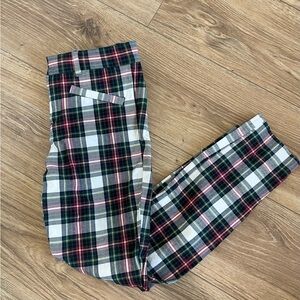 Gap plaid skinny leg cropped pant. Size 00.